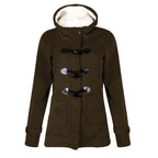 Long Hooded Pocket Winter Coat