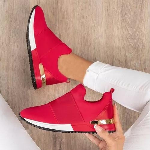 Ladies' Sneakers – Lightweight, Non-slip, Shock-absorbing for Walking & Daily Use