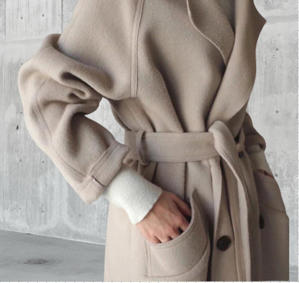 Elegant Long Wool Winter Coat