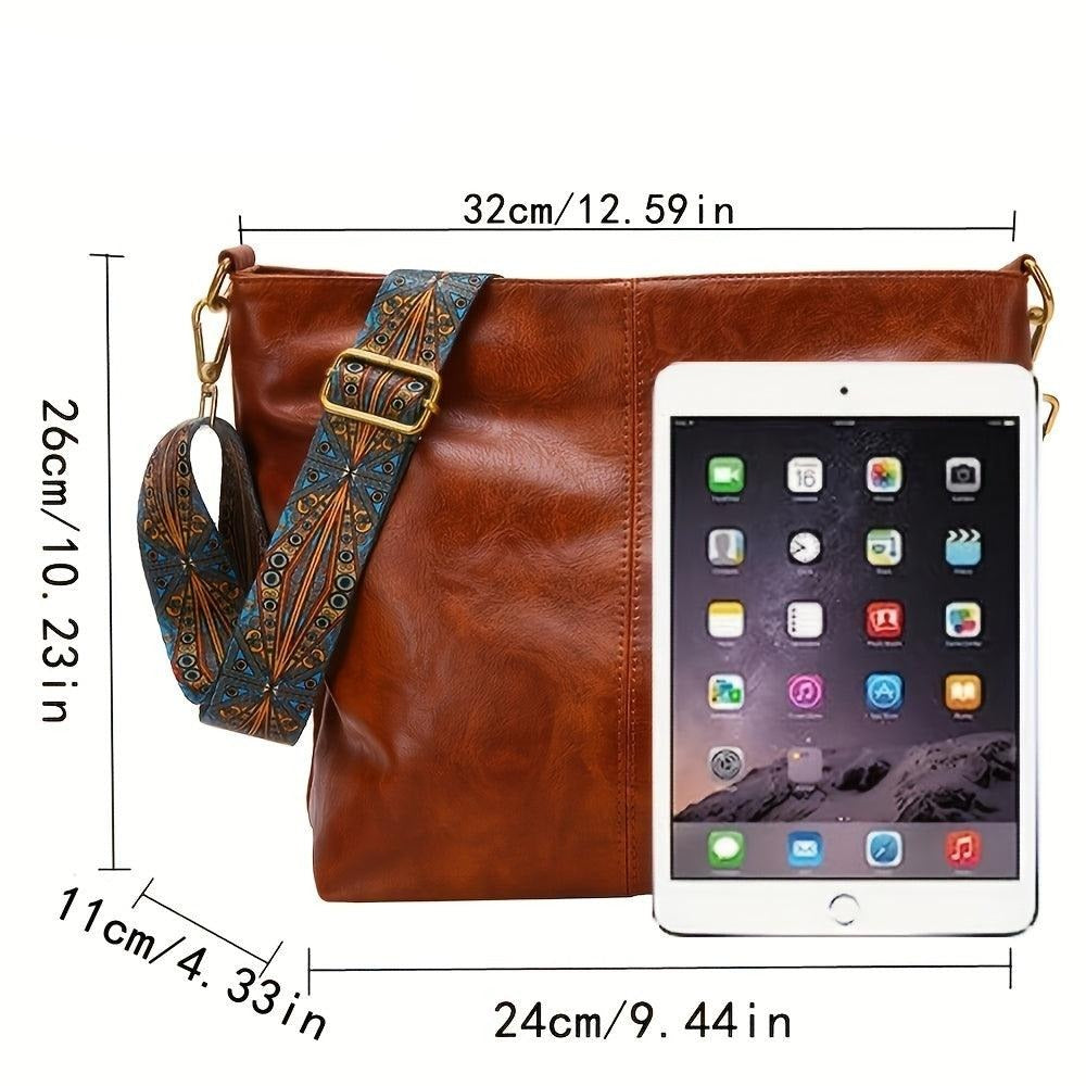 Scratch-Resistant Boho Crossbody Bag