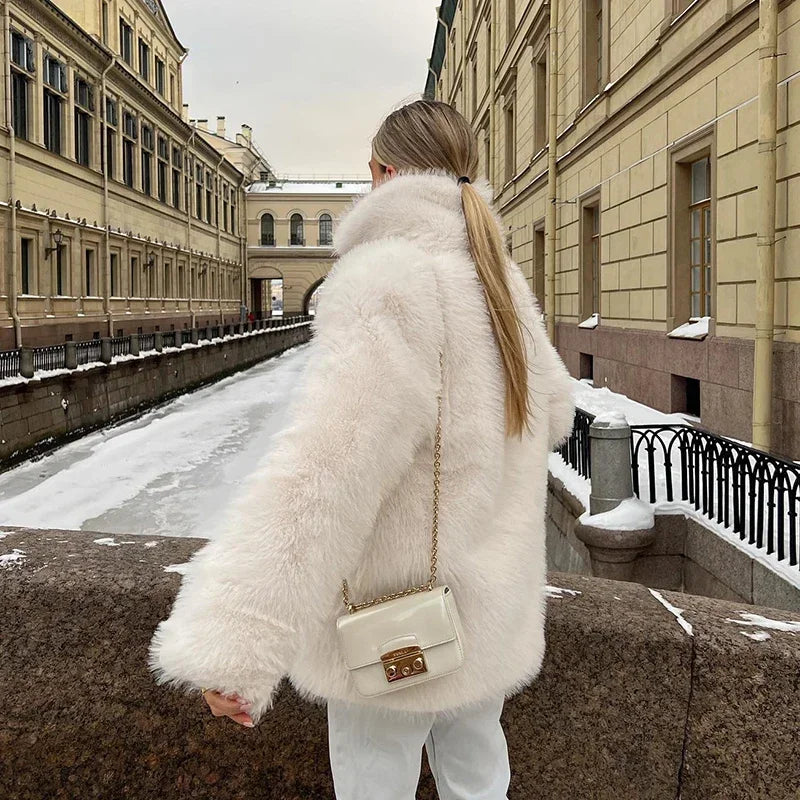 Luxurious Soft Faux-Fur Winter Jacket
