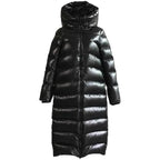 Long Fashionable Padded Down Jacket