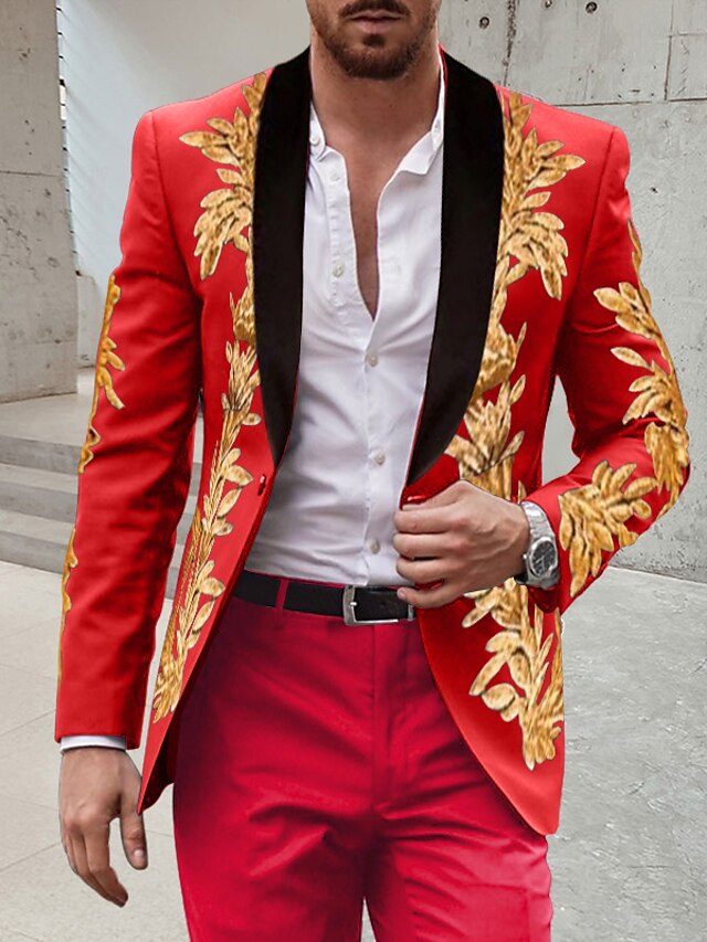 Shawl Collar Two-Piece Men’s Suit
