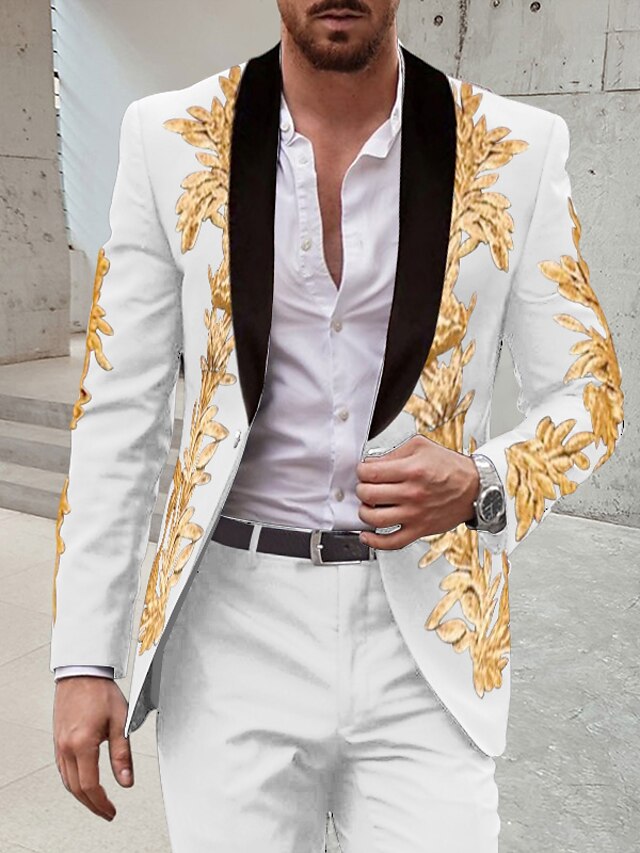 Shawl Collar Two-Piece Men’s Suit