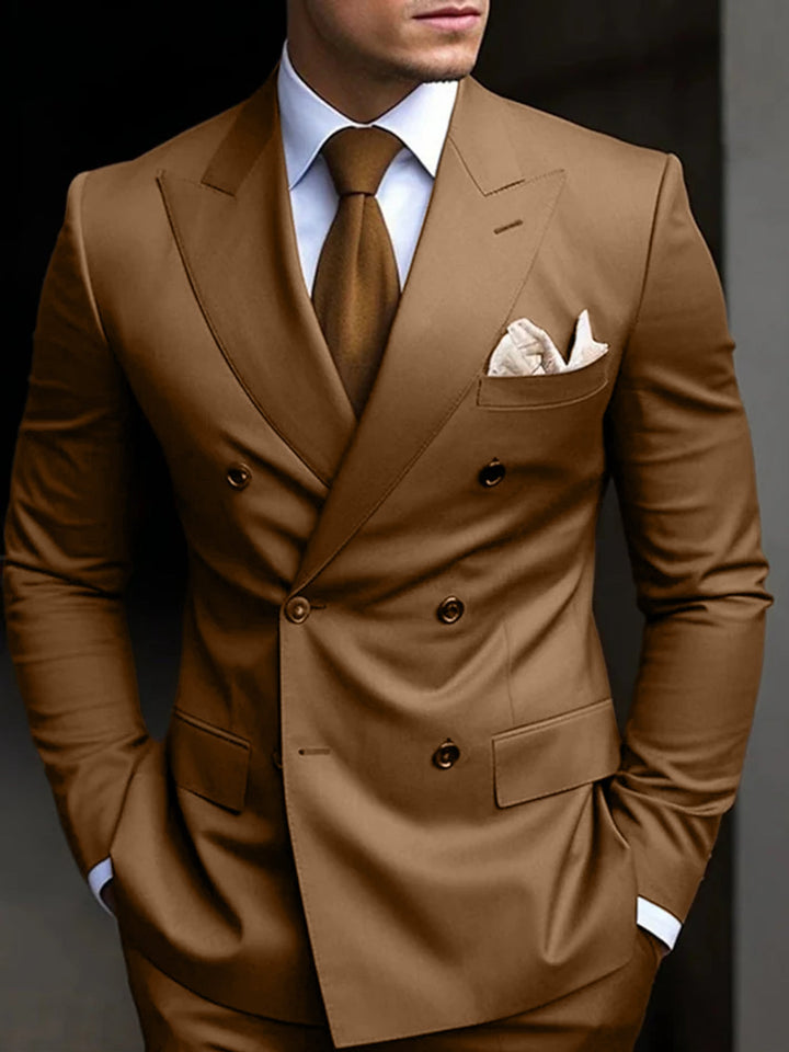 Six-Button Two-Piece Men’s Suit