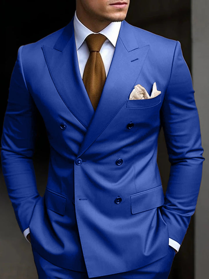 Six-Button Two-Piece Men’s Suit