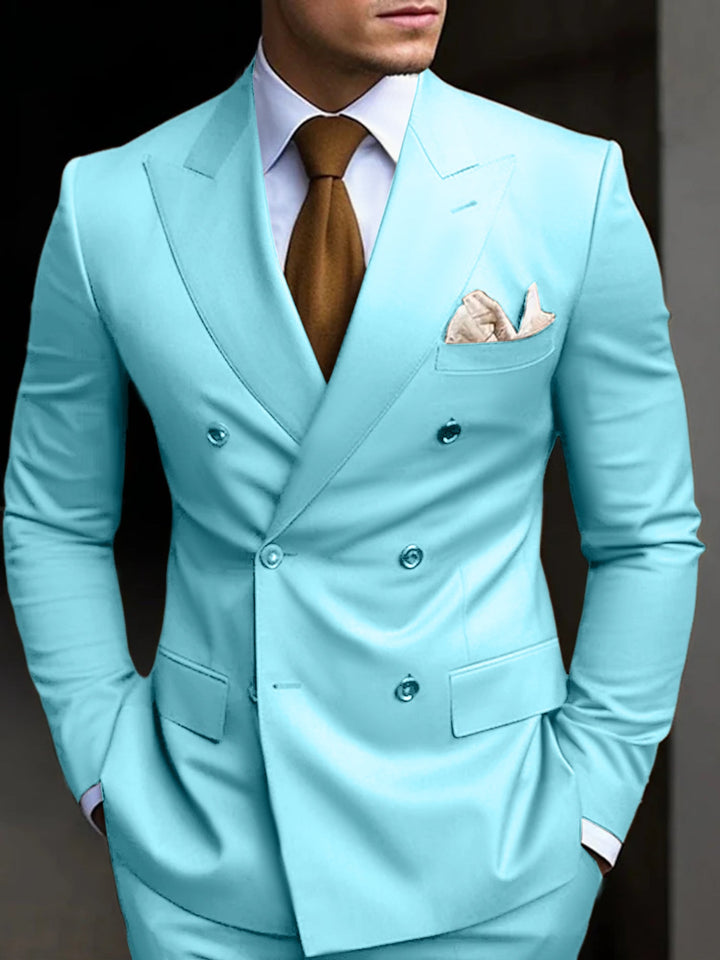 Six-Button Two-Piece Men’s Suit