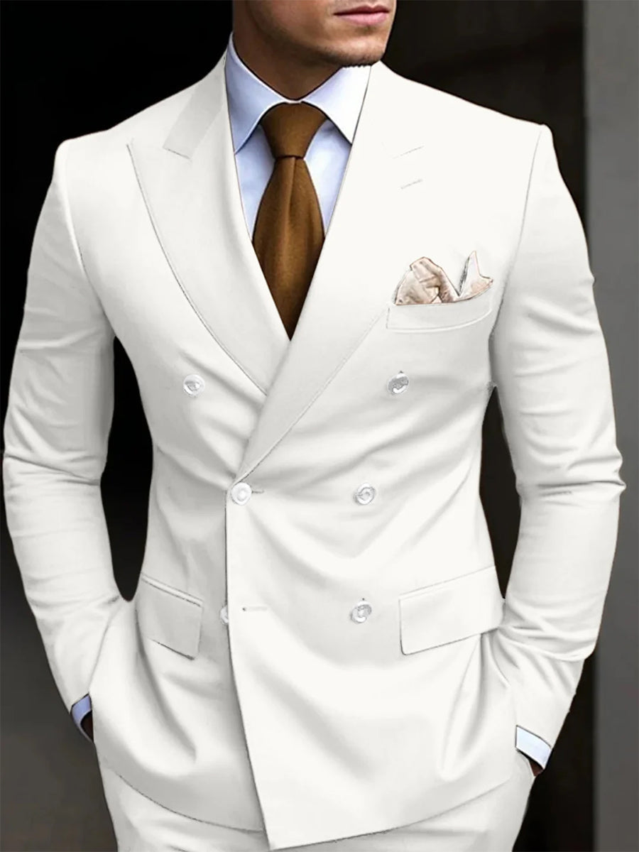 Six-Button Two-Piece Men’s Suit