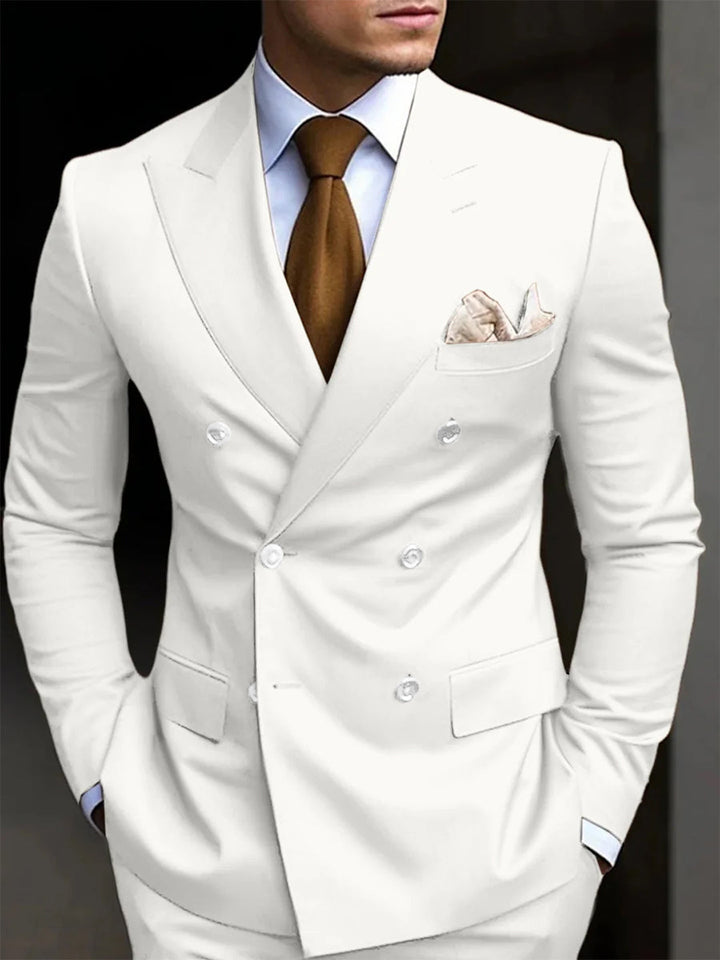 Six-Button Two-Piece Men’s Suit