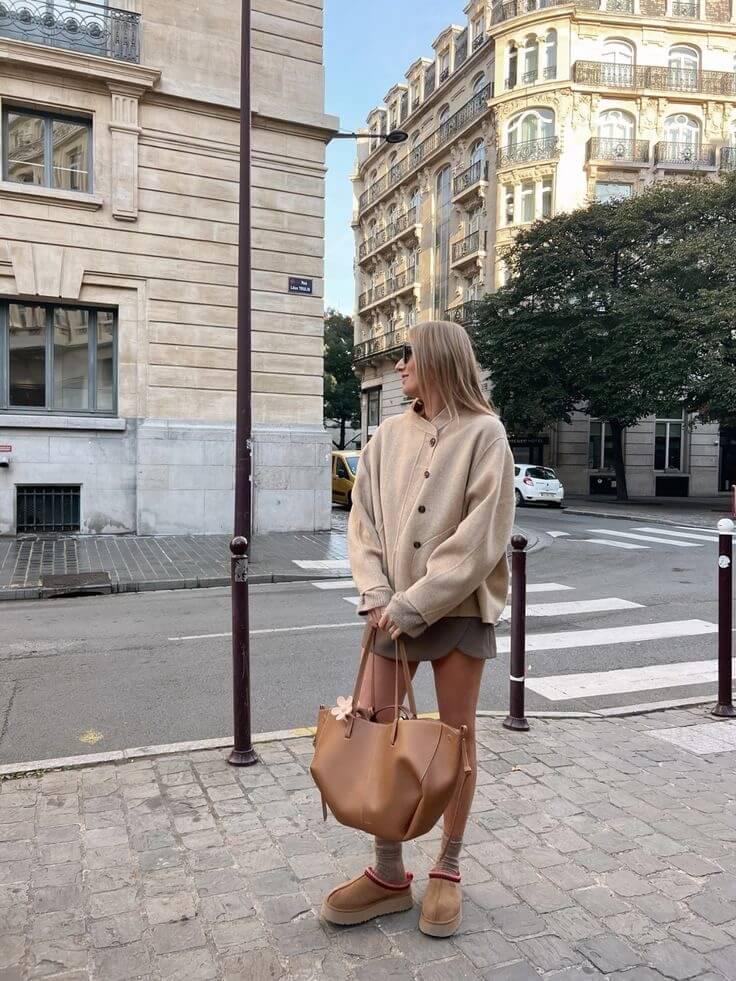 Stylish Vintage Leather Tote Bag
