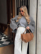 Stylish Vintage Leather Tote Bag