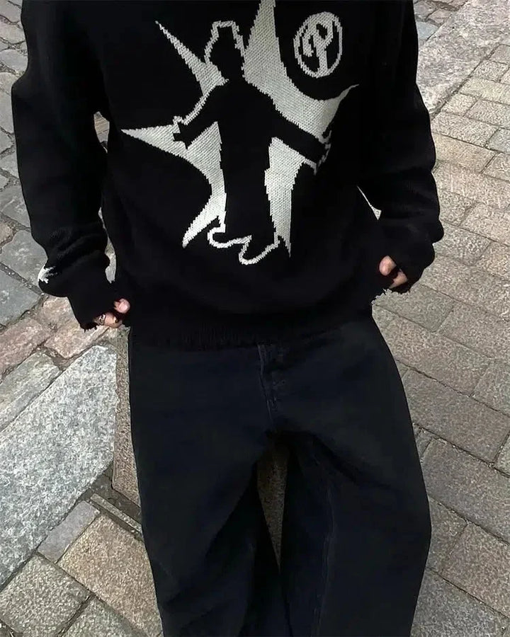 Soft Knit Grunge Sweater