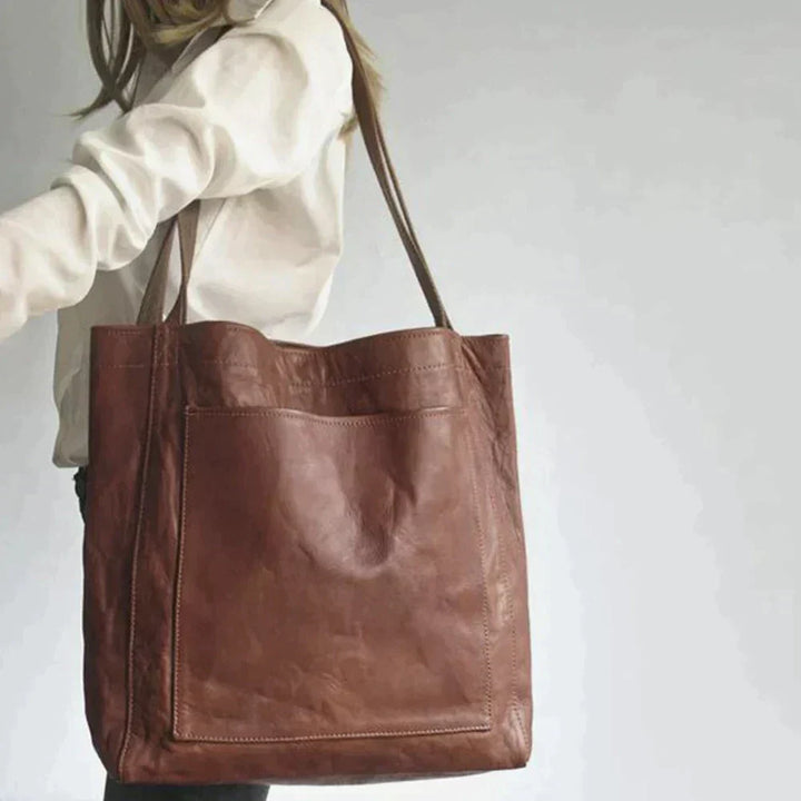 Spacious Women’s Leather Handbag