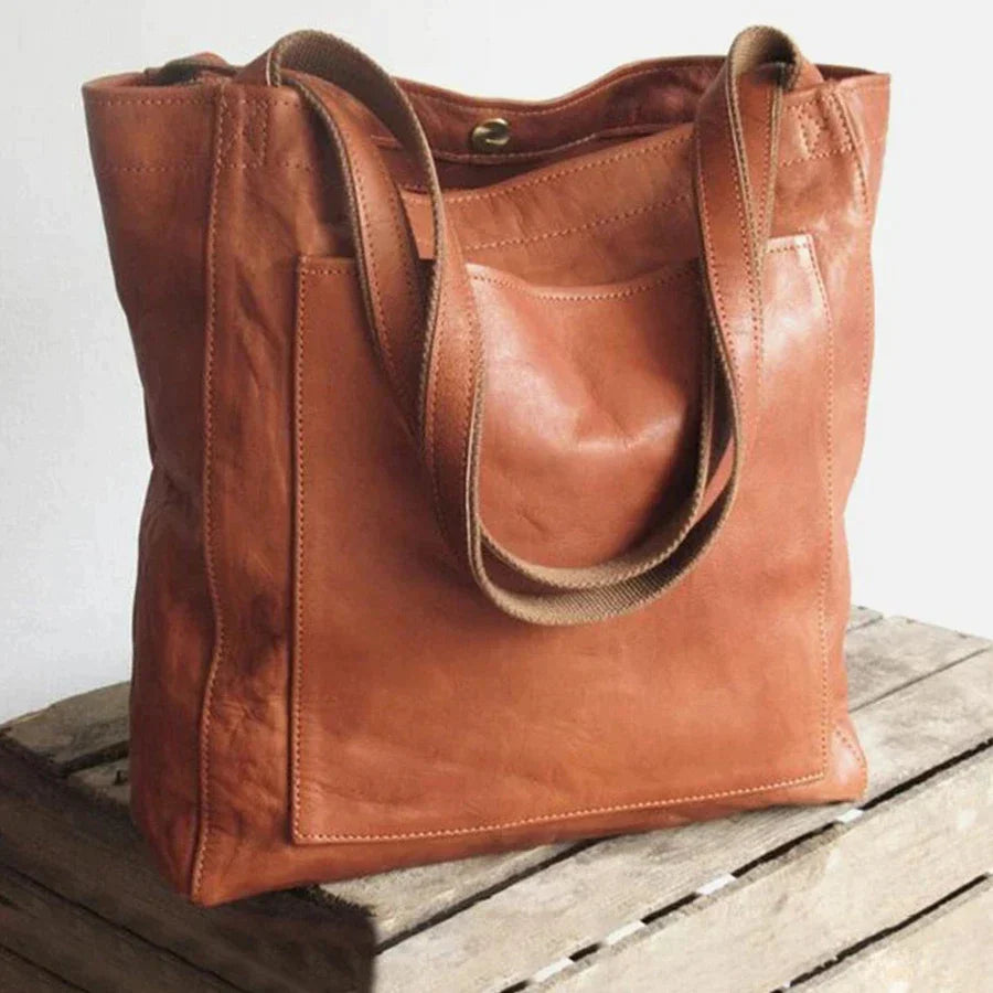 Spacious Women’s Leather Handbag