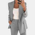 Tailored Two-Piece Blazer Trouser Suit
