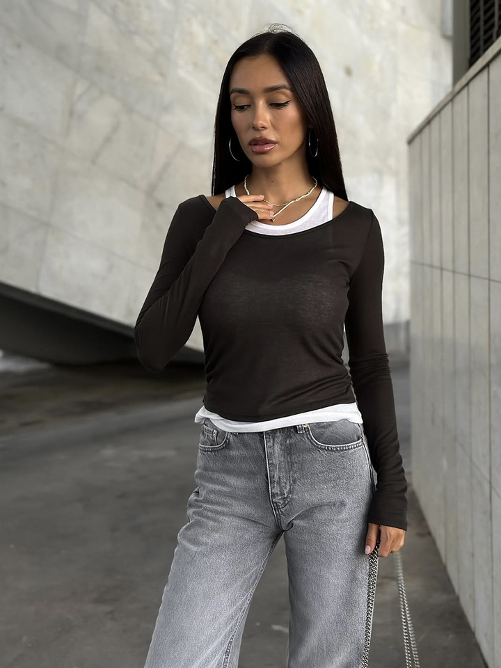 Stretch Women’s Long Sleeve Top