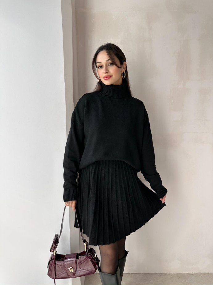 Sweater Skirt Women’s Knit Set