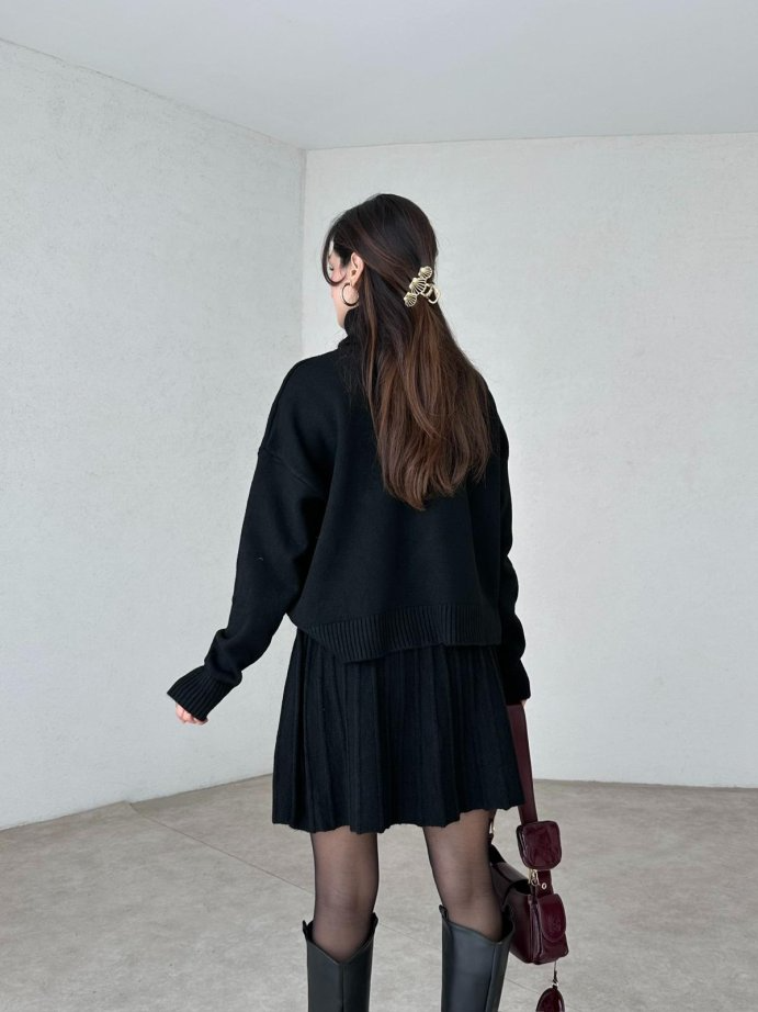 Sweater Skirt Women’s Knit Set