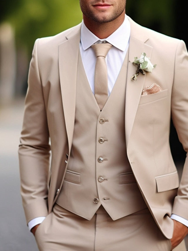 Tailored Three-Piece Men’s Suit