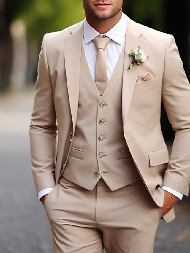 Tailored Three-Piece Men’s Suit