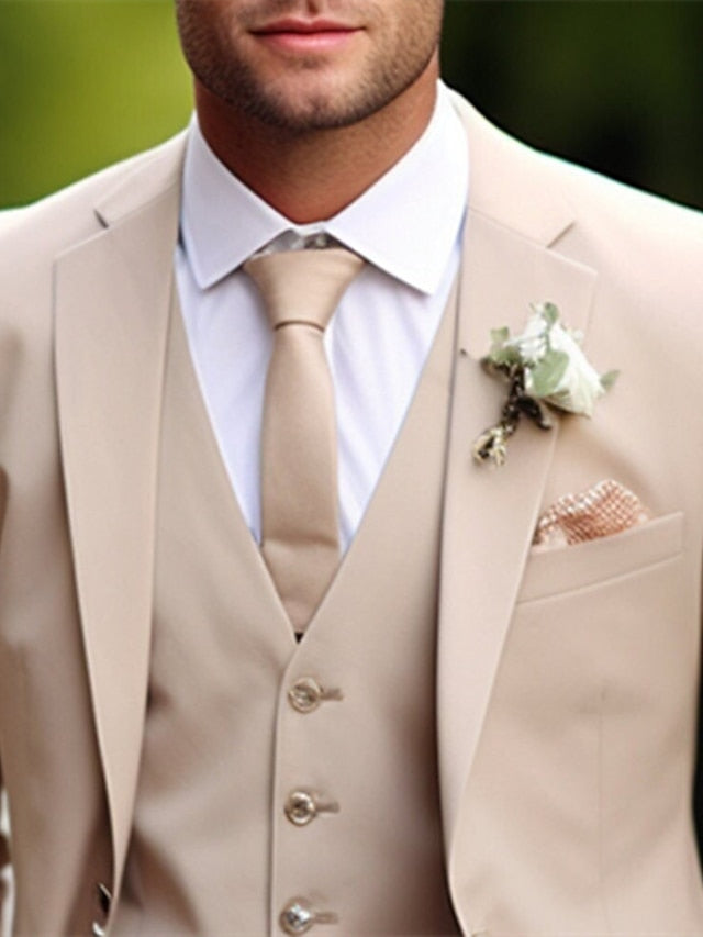 Tailored Three-Piece Men’s Suit