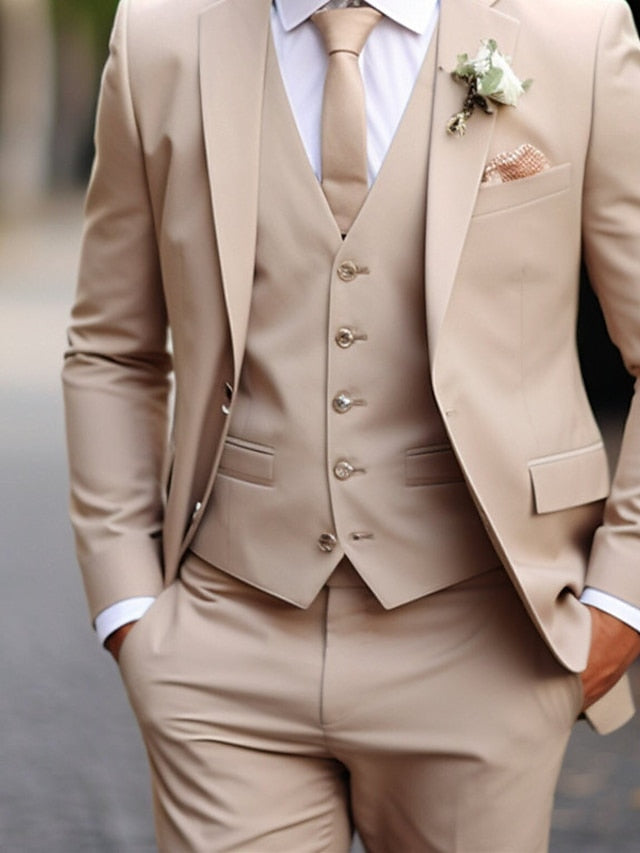 Tailored Three-Piece Men’s Suit