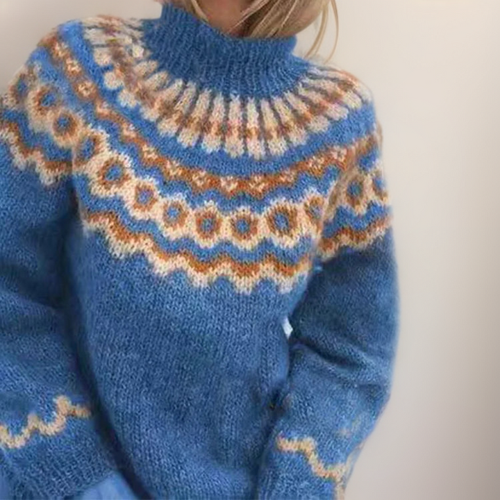 Thick Knit High Neck Sweater
