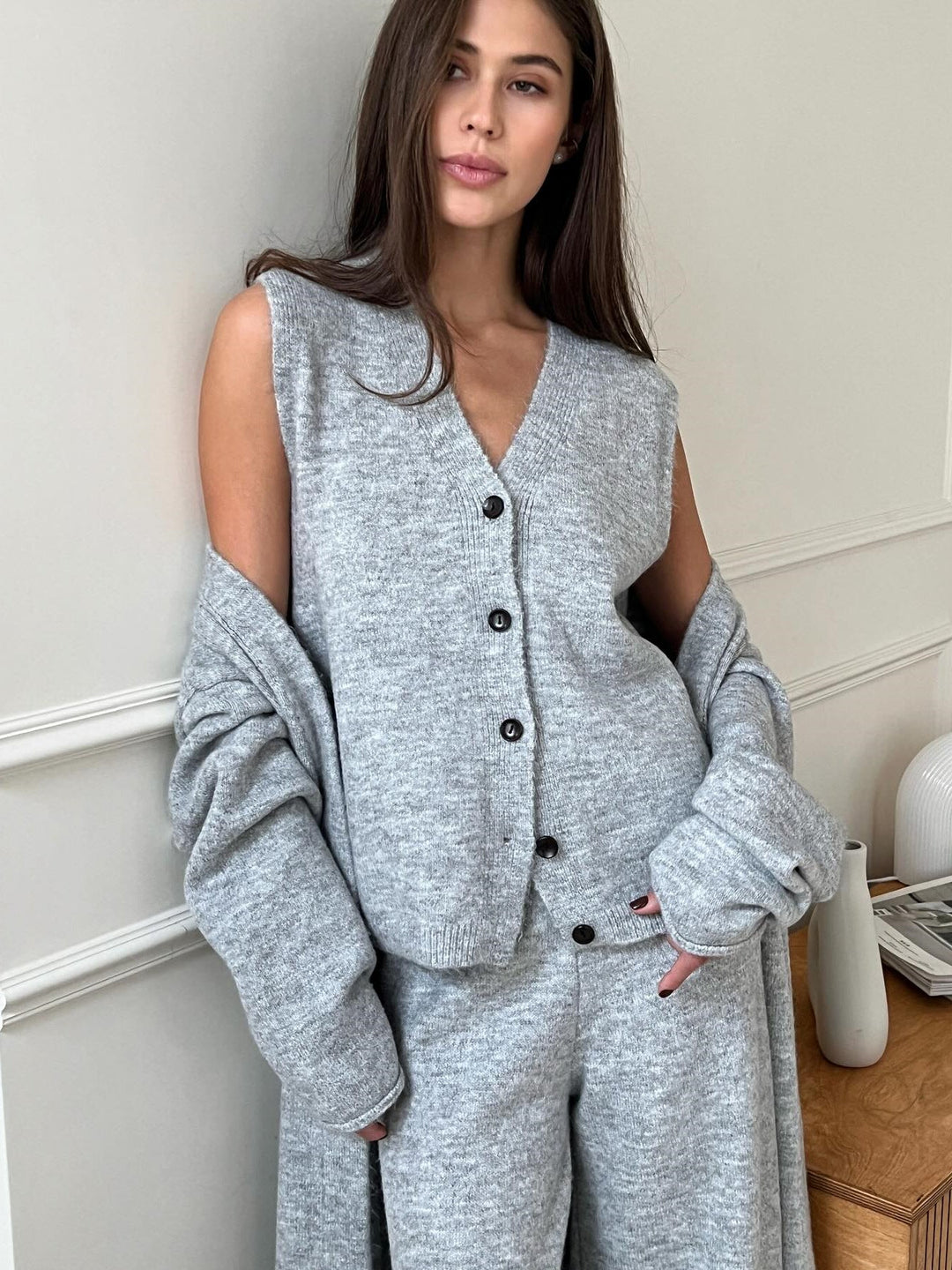 Three-Piece Knit Set