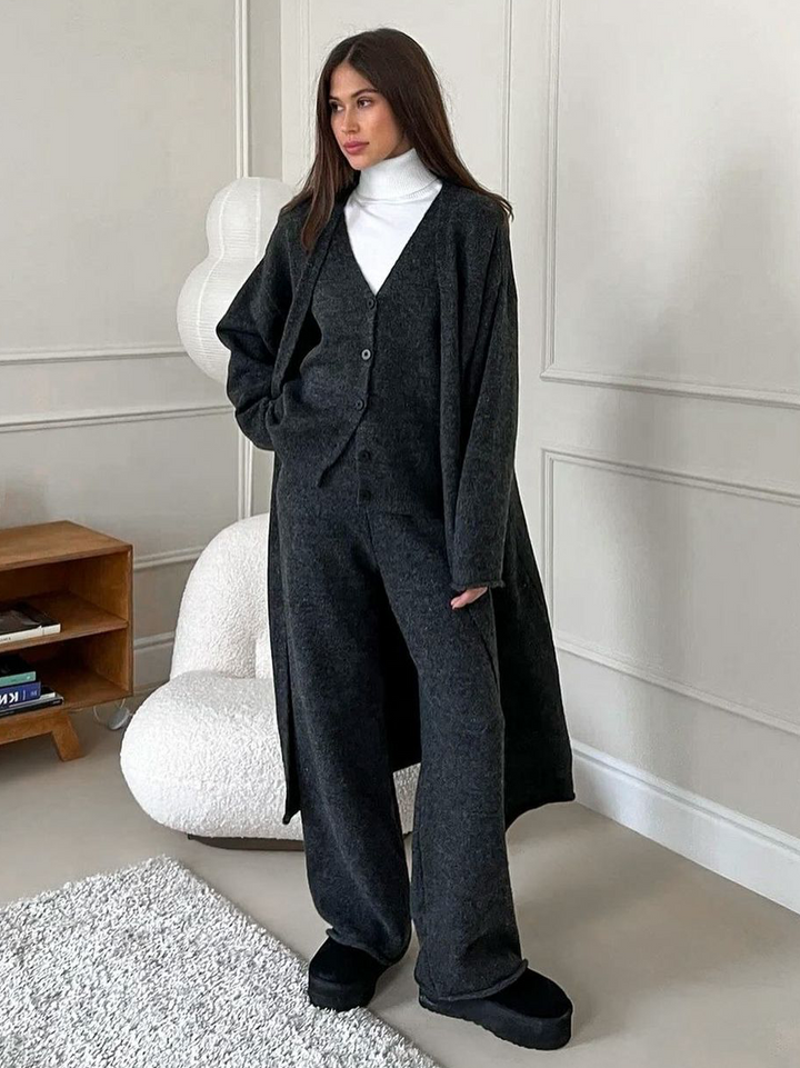 Three-Piece Knit Set