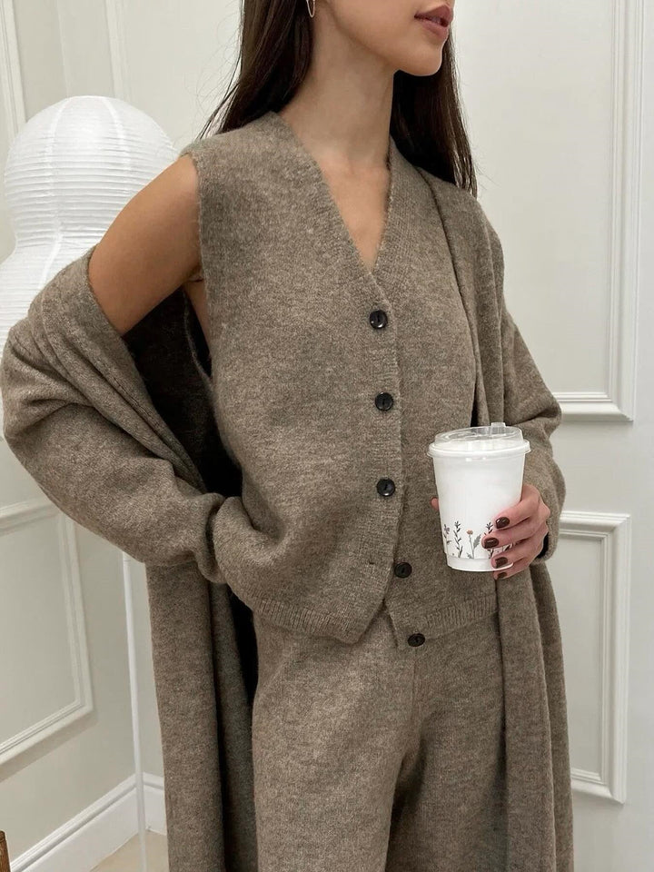 Three-Piece Knit Set