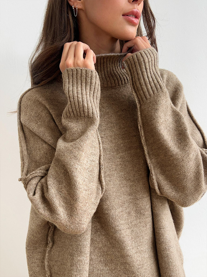 Turtleneck Knit Set