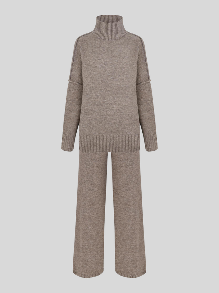 Turtleneck Knit Set