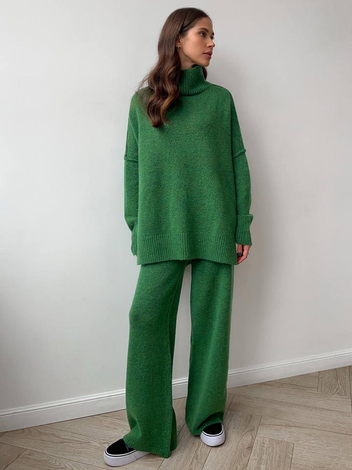 Turtleneck Knit Set