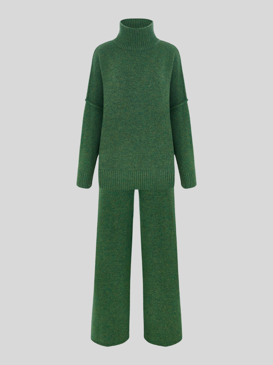 Turtleneck Knit Set