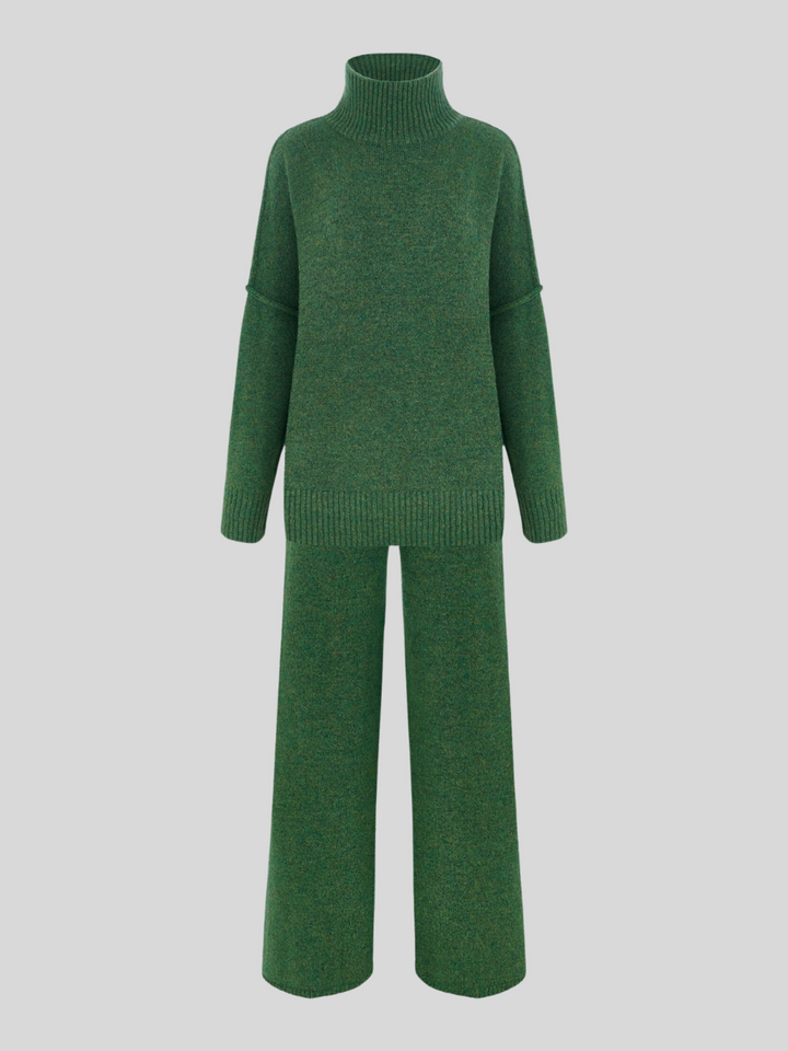 Turtleneck Knit Set