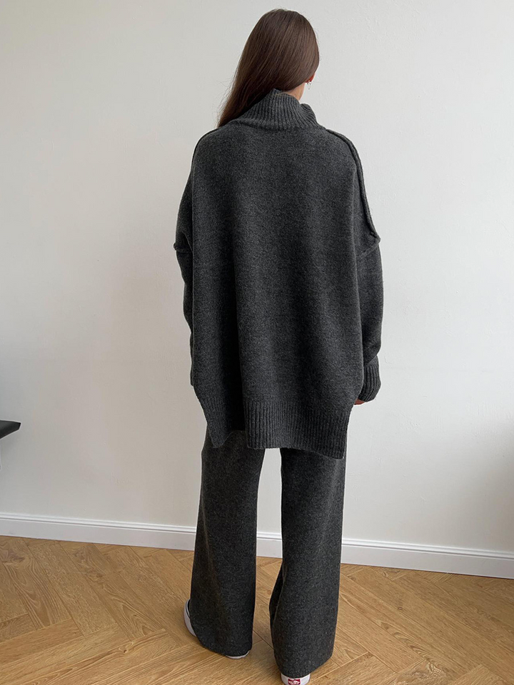 Turtleneck Knit Set
