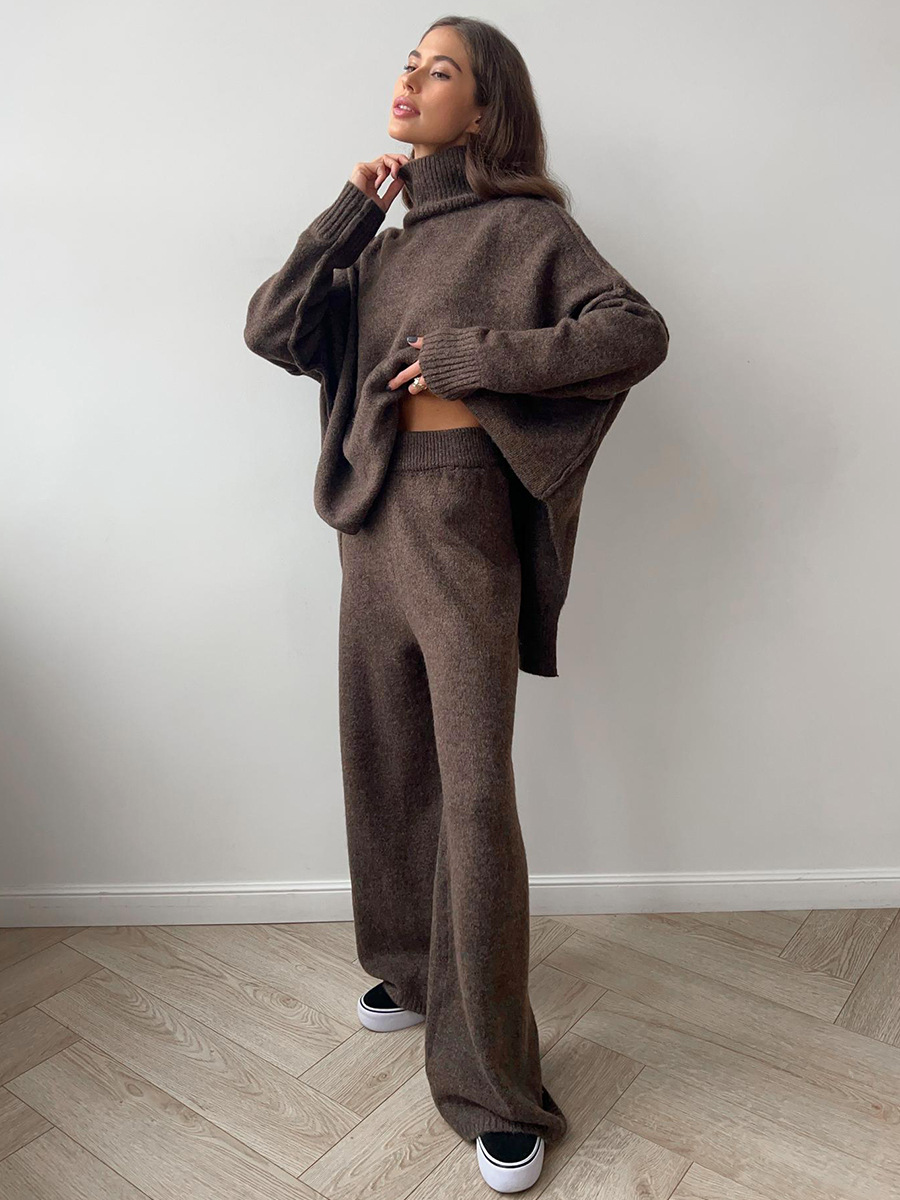 Turtleneck Knit Set