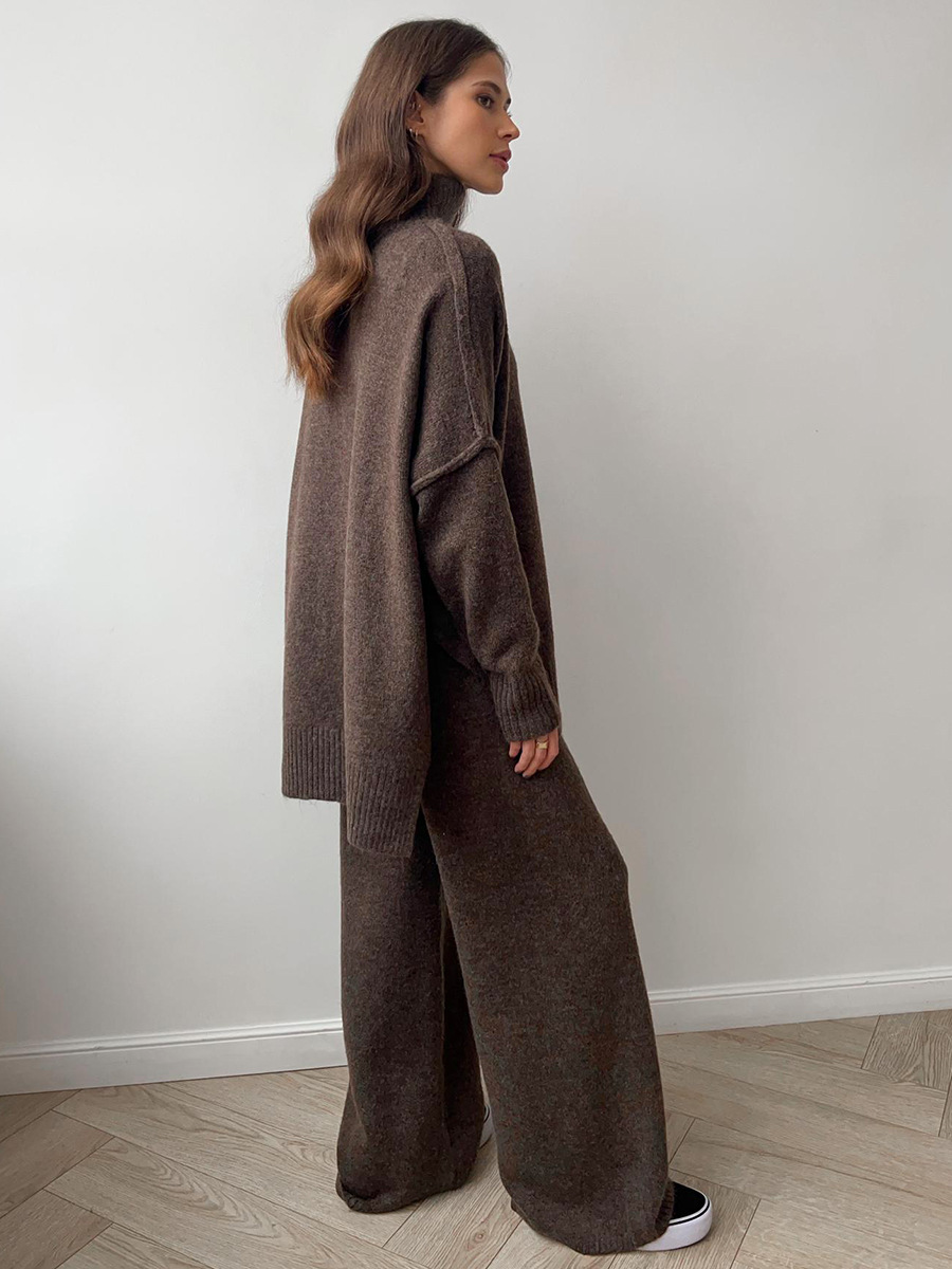 Turtleneck Knit Set