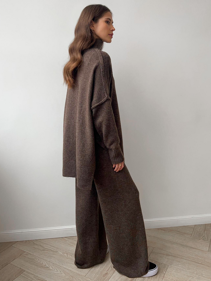 Turtleneck Knit Set