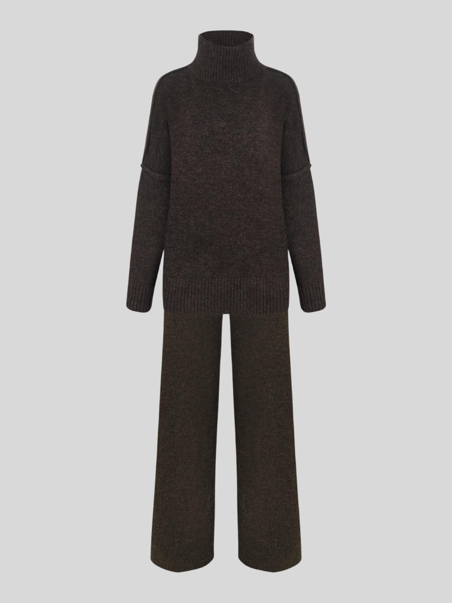 Turtleneck Knit Set