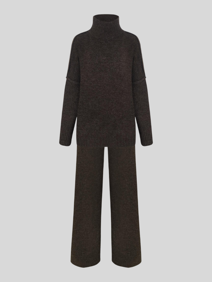 Turtleneck Knit Set