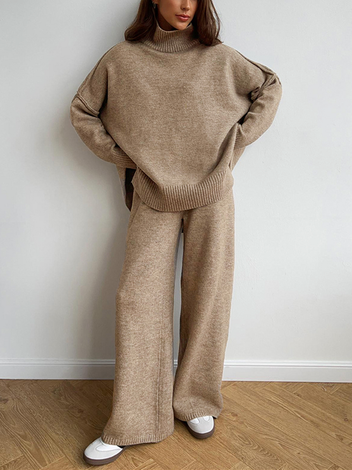 Turtleneck Knit Set