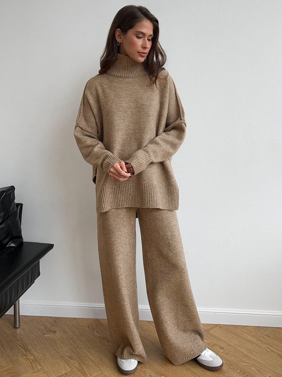 Turtleneck Knit Set