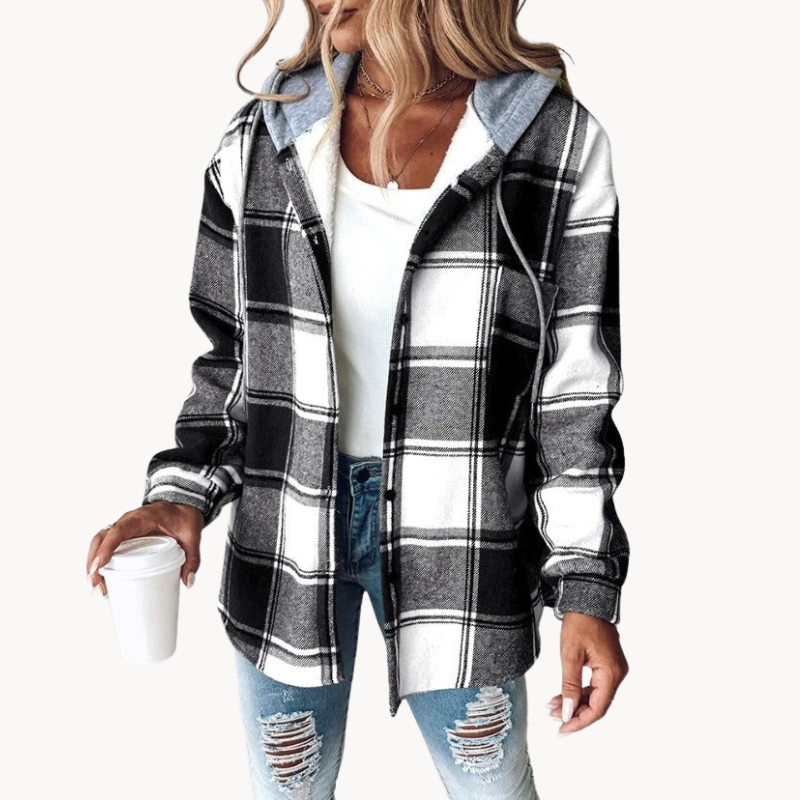 Cosy Bold Pattern Comfort Jacket