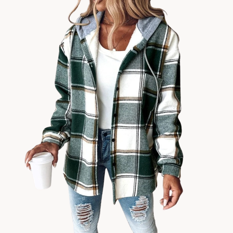 Cosy Bold Pattern Comfort Jacket