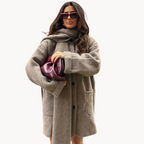 Stylish Shawl Collar Wrap Jacket