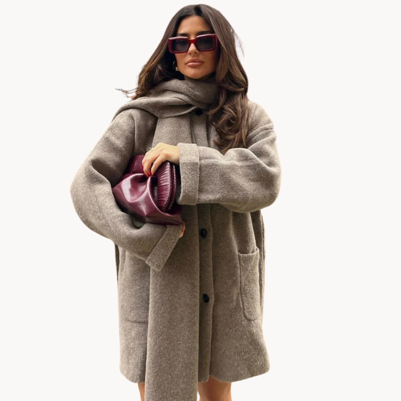 Stylish Shawl Collar Wrap Jacket