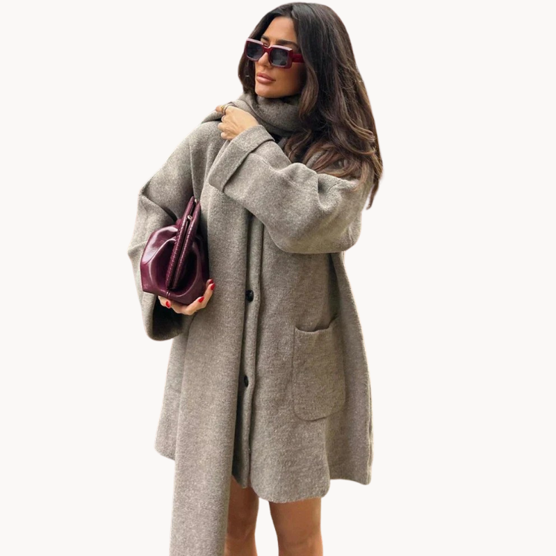 Stylish Shawl Collar Wrap Jacket