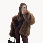 Luxurious Soft Faux-Fur Winter Jacket