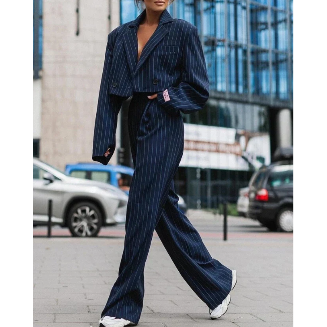Women's 2-Piece Suit - Blazer and Trousers
